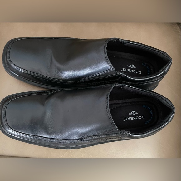 Dockers Men's Edson Loafers Mens 10.5M Black Leather Slip On Dress Shoes - Picture 2 of 6